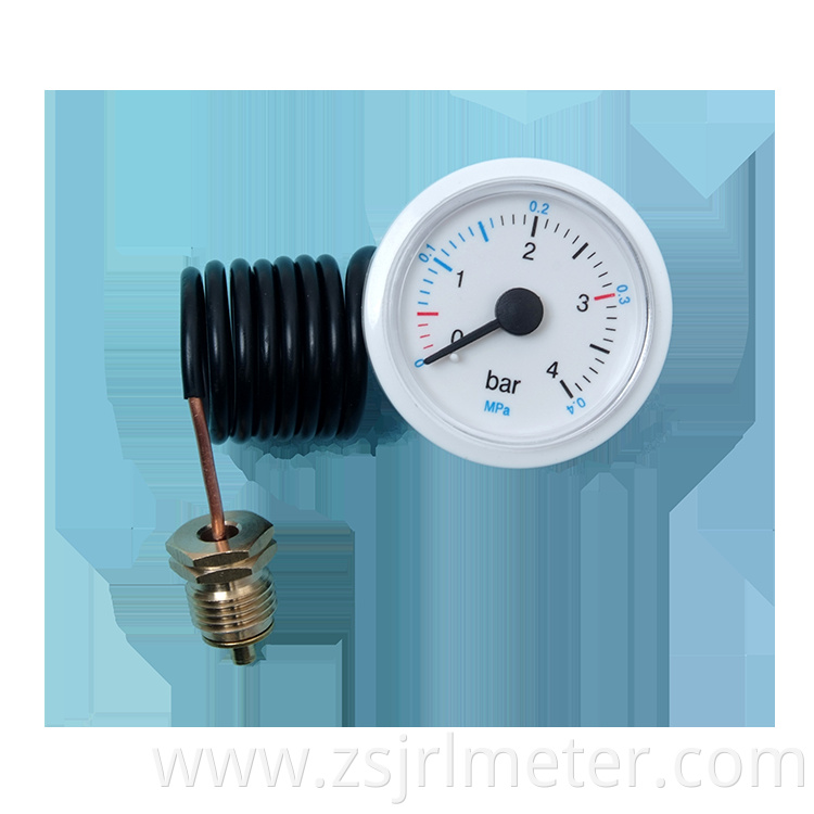 Hot selling good quality Capillary tube manometer pressure gauge